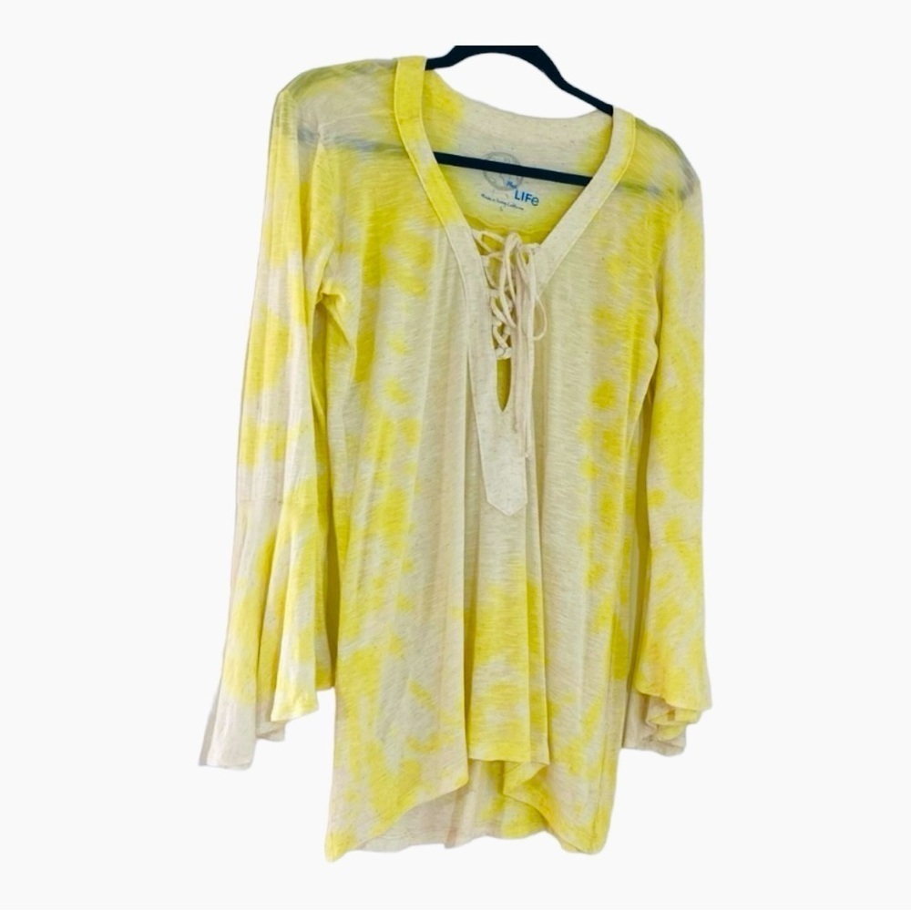 Blue Life hi-low Tunic Top. Sun Fade. Sz S.